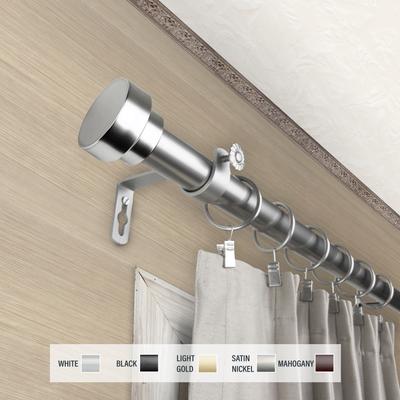 InStyleDesign Beret 1 inch Diameter Adjustable Curtain Rod
