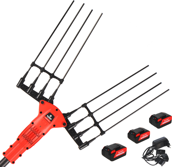 Blue Bird Olimpo 23-56 - Batteriebetriebener Olivenrüttler - Feste Stange 240 cm - 21V 5Ah