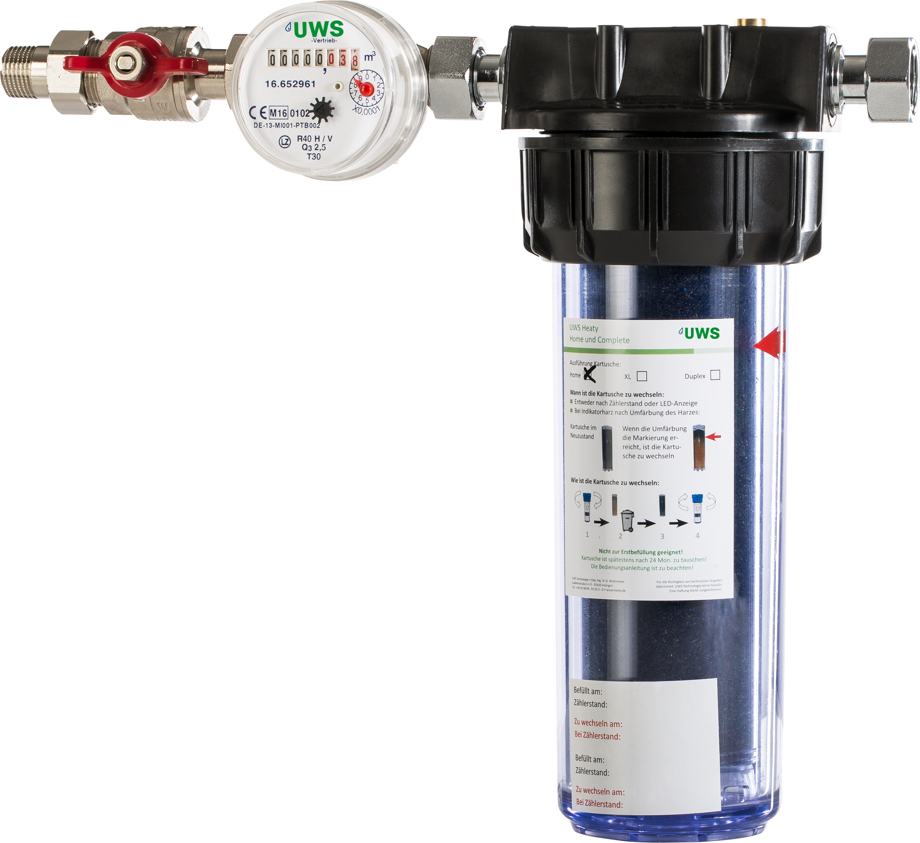 UWS Unité d' UWS Heaty 100330-OFK Complete Home OFK 60 l / h, sans combinaison de remplissage