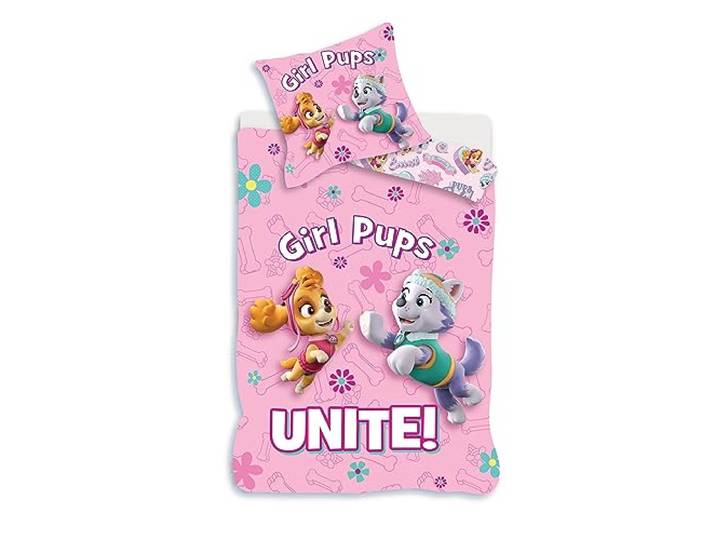 Paw Patrol Roze Babydekbedovertrek 100x135 + Kussensloop Stella
