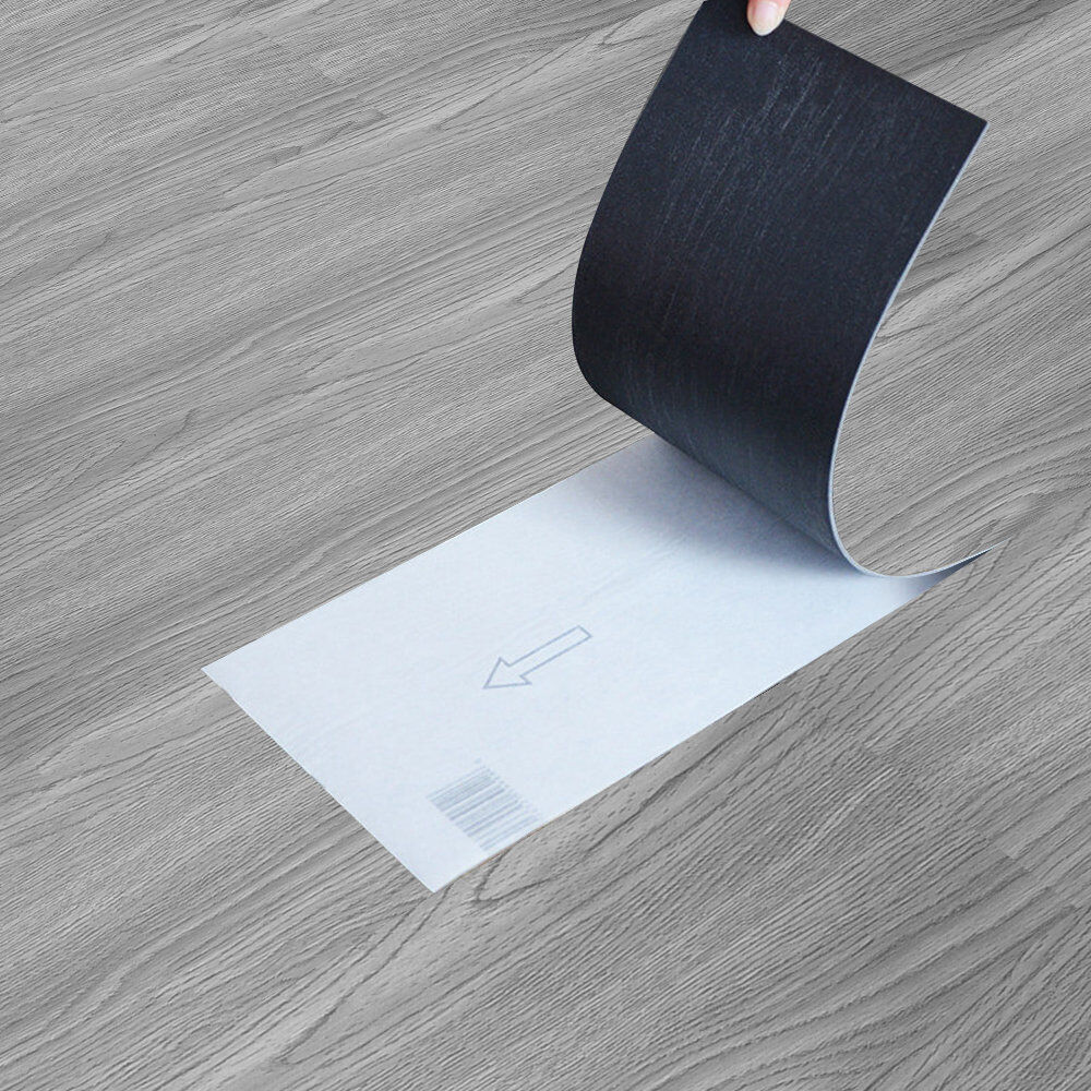 guangcai Self Adhesive Vinyl Flooring with Wood Effect Vinyl Tile Washed Grey