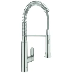 Einhand-Spültischbatterie K7 31379, Einlochmontage, herausziehbare SpeedClean Profibrause, Höhe 539 mm