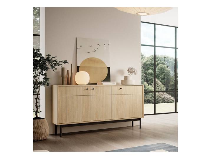 MOEBLO Kommode Ismene - K154 (Sideboard Wohnzimmer Kommode Schlafzimmer Komodenschrank Highboard), (BxHxT):154x84x39 cm