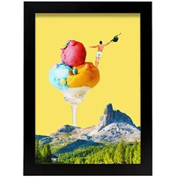 POSTER Eis & Nüsse A4 Rahmenlos
