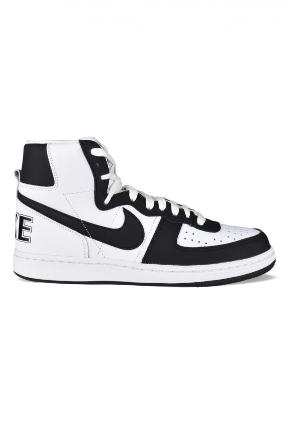 Comme des garçons Terminator hoge sneakers Wit