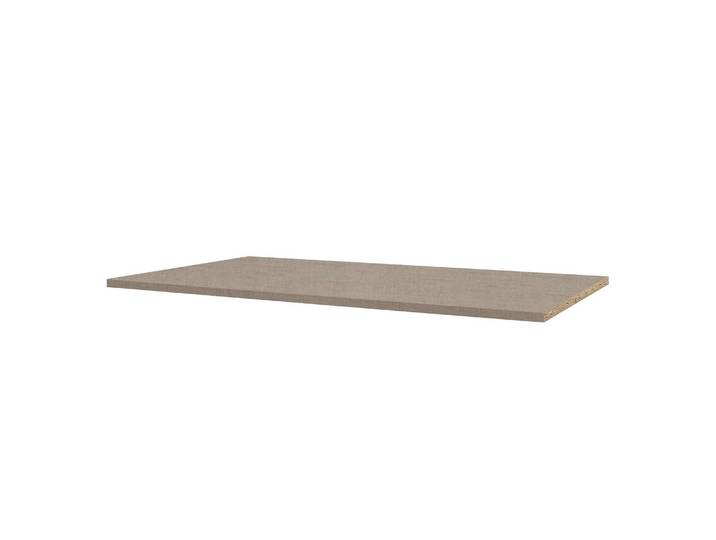 Étagère Crato 107cm Beige Panneau d'aggloméré, imprimé et verni
