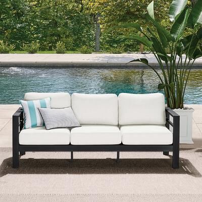 Napa Outdoor Metal Outdoor Sofa - Grandin Road