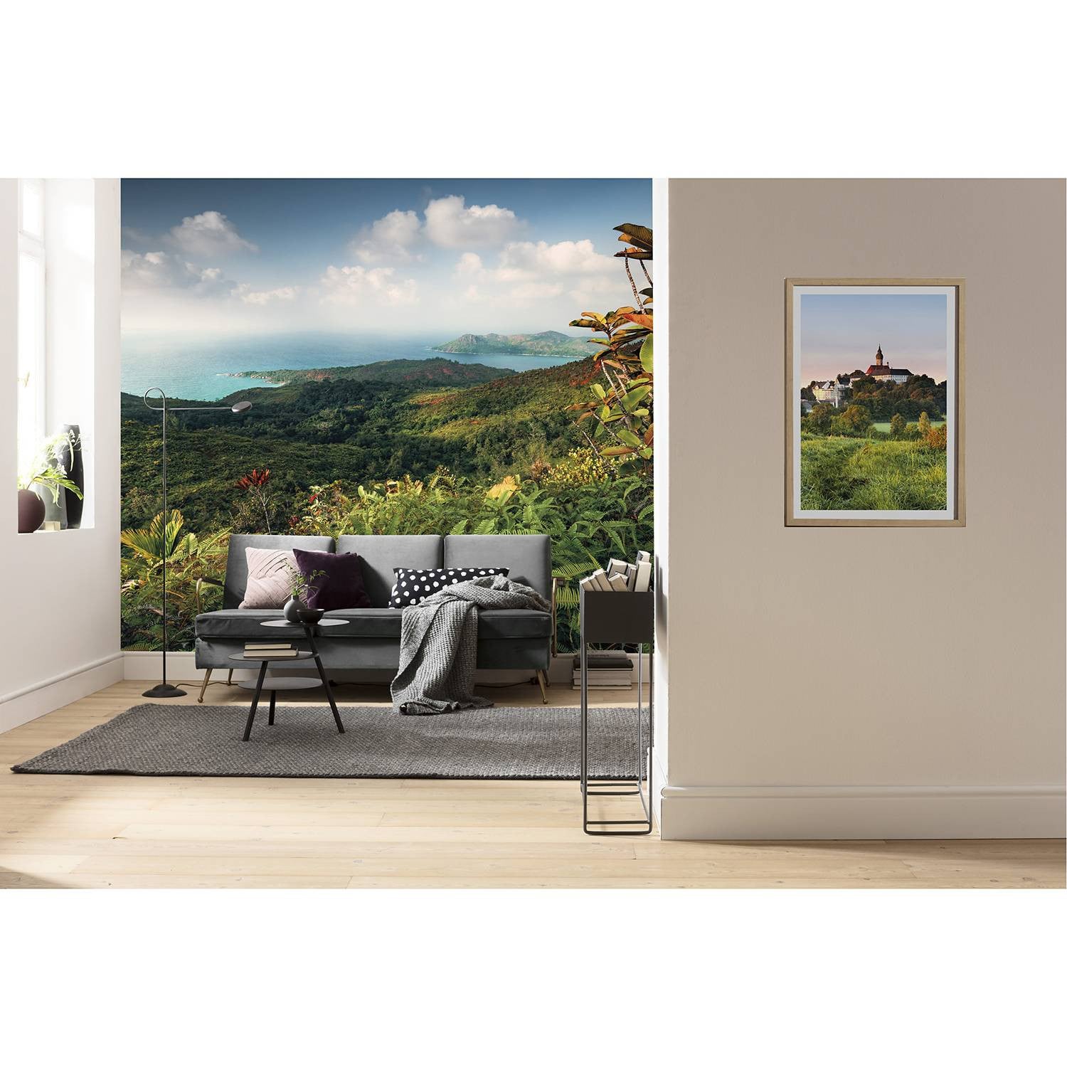 home24 Fotobehang Heavens Balcony Multicolour B: 450 cm, H: 280 cm
