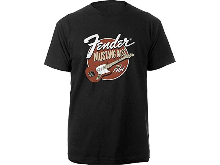 FENDER - MUSTANG BASS - T-SHIRT XL/BLACK