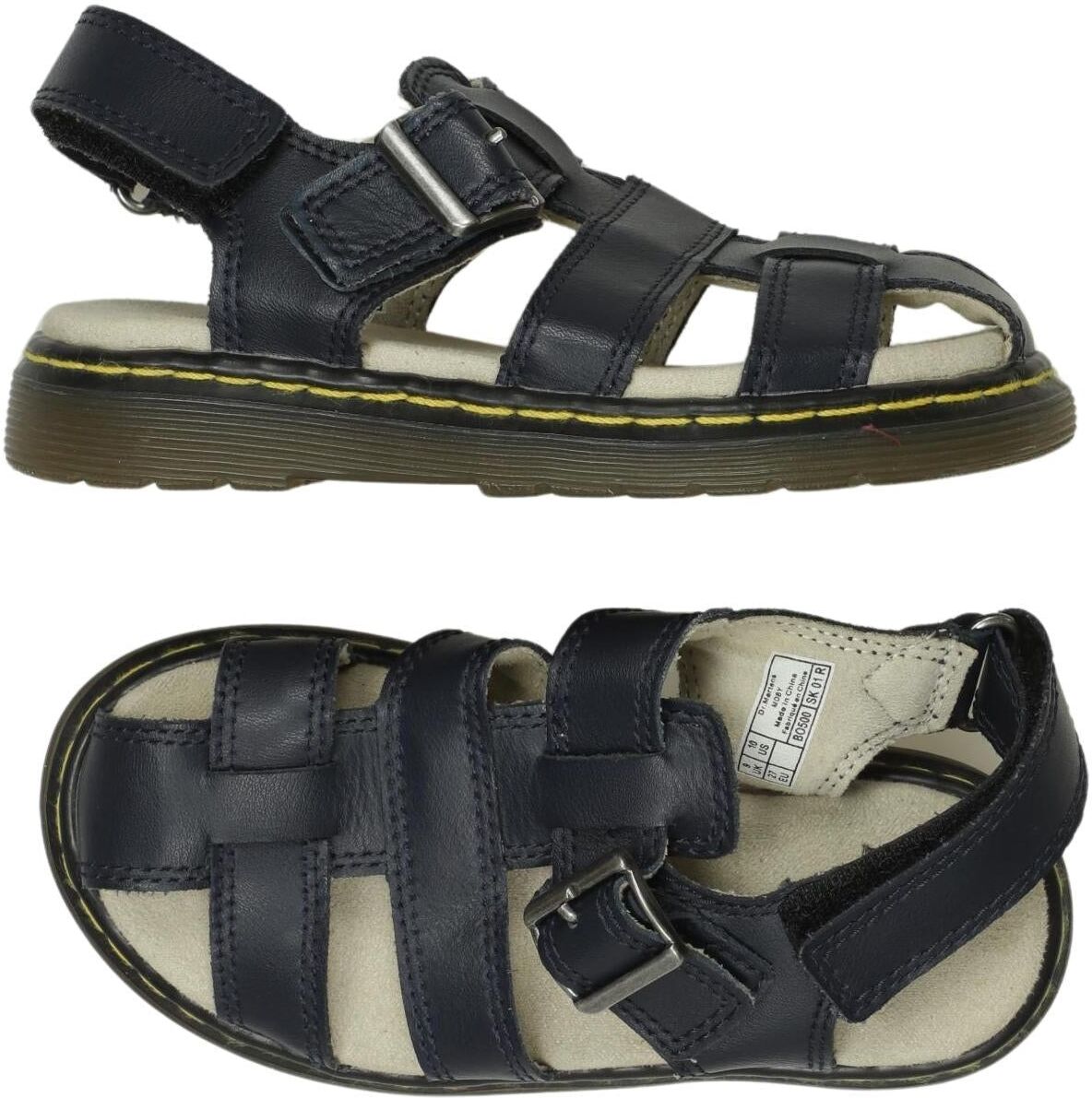 Dr. Martens Mädchen Kinderschuh, Marineblau, Gr. EU 27, Leder - Second Hand