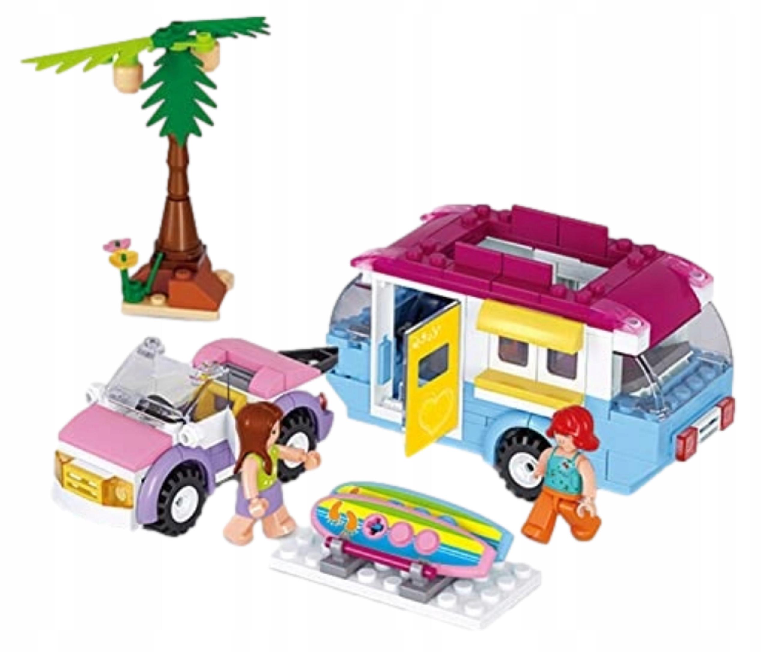 Sluban Girls' Dream Wohnmobil mit Anhänger 272 Teile
