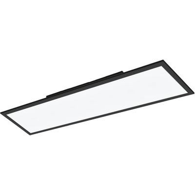 EGLO Deckenleuchte "SALOBRENA-Z", schwarz, H: 5cm, 1 Stk., Leuchten, Disco-Modus, App/Sprachsteuerung Alexa,120x30x5cm, exkl. Fernbedienung, Deckenleuchte