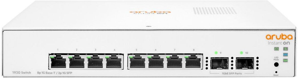 HPE Aruba Instant On 1930 8G 2SFP Managed L2+ Gigabit Switch (JL680A)