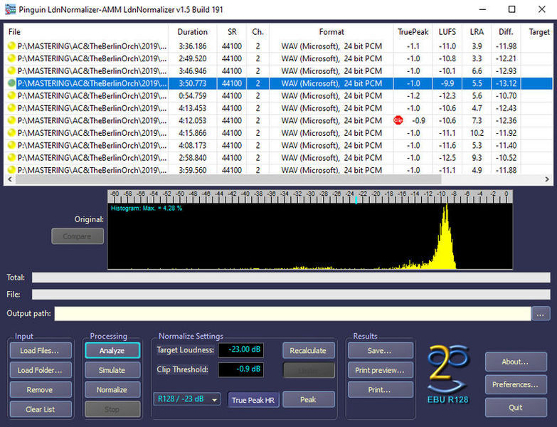 Pinguin Loudness-Normalizer