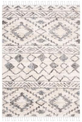 SAFAVIEH Berber Fringe Shag Mai Trellis Rug