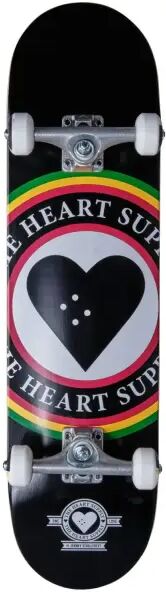 Skateboard Komplettboard Heart Supply Insignia (8" - Rasta)