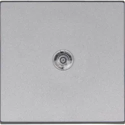 Kopp 490083004 HK07 - Flächenwippe mit Linse, Farbe: stahl