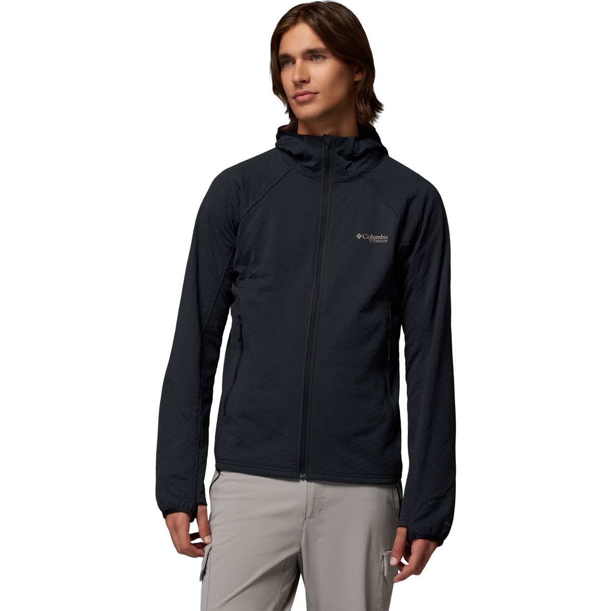 Columbia Men’s Arctic Crest II Technical Hooded Fleece Jacket black (010) L 217293-2172931-010-L