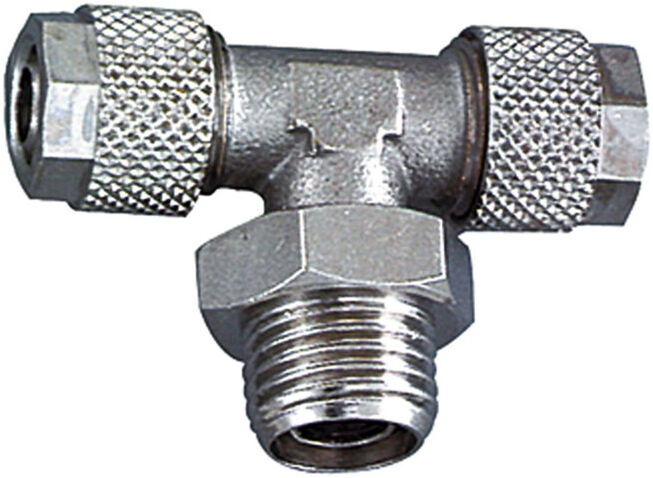 Riegler Raccord vissable T, fixe, M5 ext., tuyau 5/3 (14.505-5)