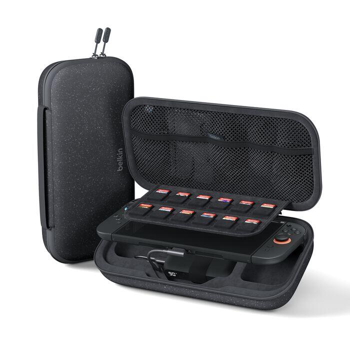 Belkin Gaming Tasche mit Powerbank für Nintendo Switch 2, anthrazit ENA001hqCH-V2