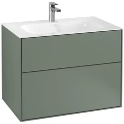 Villeroy und Boch Finion Waschtischunterschrank F01000GM 79,6x59,1x49,8cm, Olive Matt Lacquer