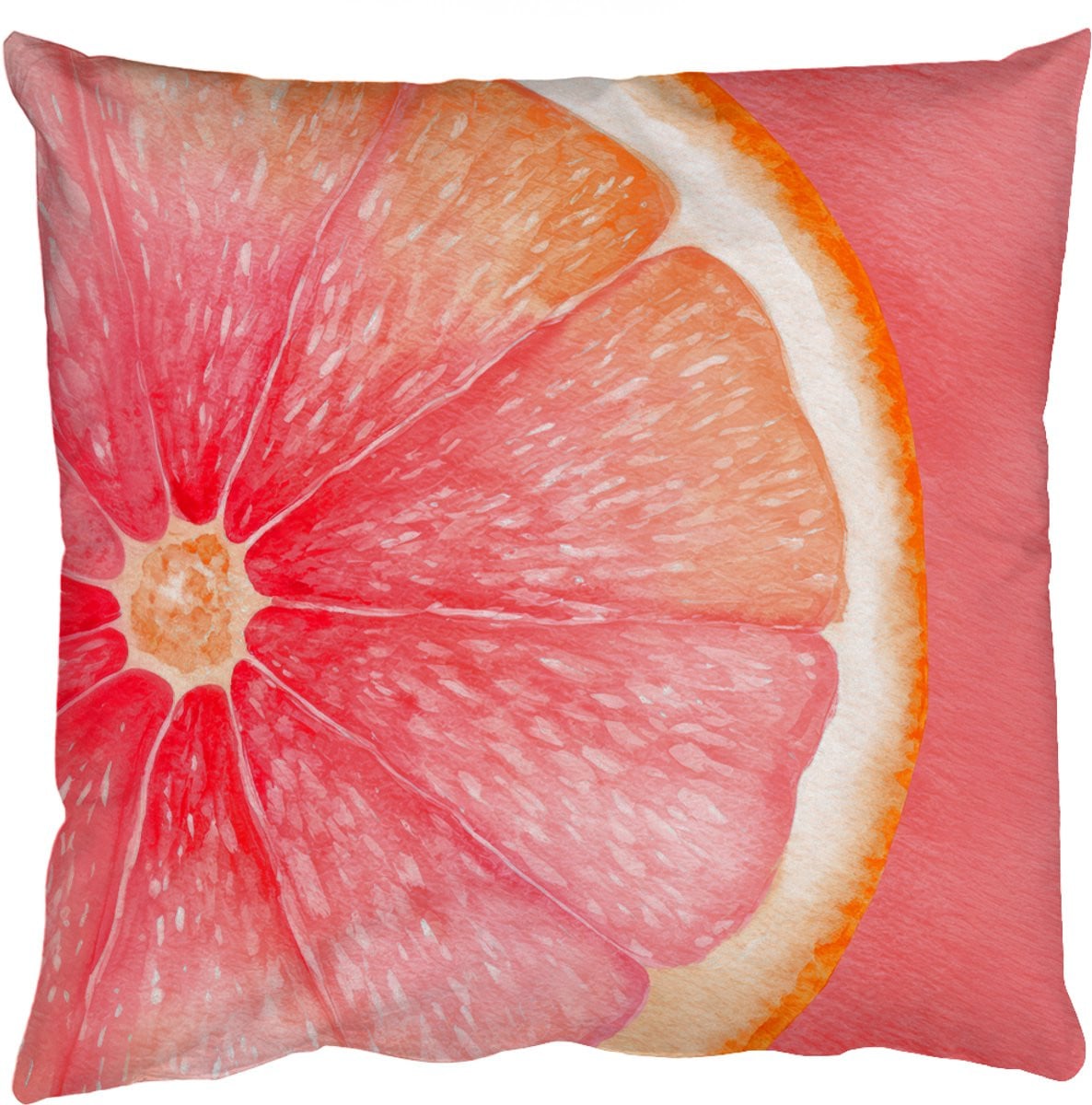 PillowMonkey Sierkussen Grapefruit Roze 45 x 45 cm