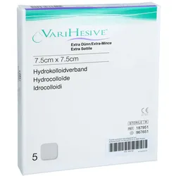 Varihesive Extra Dünn 7,5x7,5 Cm Hkv Hydroaktiv 5 St