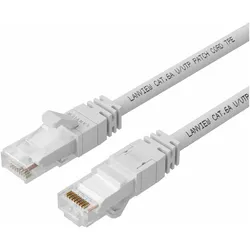 Lanview CAT6A UTP 20m White LSZH (UTP, CAT6a, 20 m), Netzwerkkabel