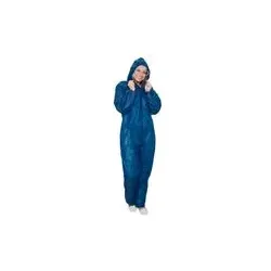 Vlies-Overall mit Kapuze Premium Plus Blau L