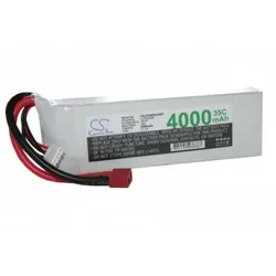 Akku für Modellbau, 11.1V, 4Ah, T-System AWG12 Anschluss-Stecker