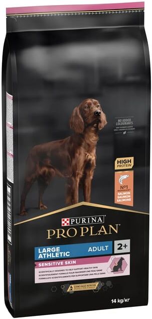 Pro Plan Cão Adulto Raças Grandes Atlético Com Pele Sensível Salmão 14 Kg