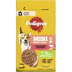 Pedigree Mini Adult Rind + Gemüse 6x1.4 kg