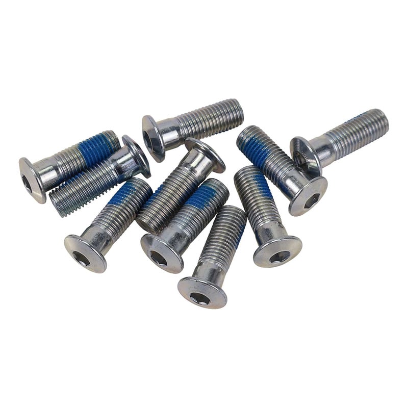 RBMAX Kit de 10 vis de disque de frein MBK Booster - Remplace l'OEM : 901111