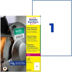 Avery, Etiketten, Ultra-Resistente Folien-Etiketten