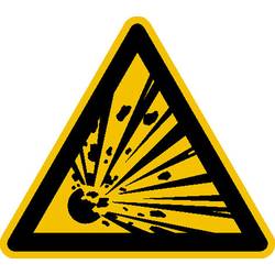 SAFETYMARKING Warnschild Explosionsgefährliche Stoffe Aluminium 315 mm ISO 7010 1 St. 11.0159