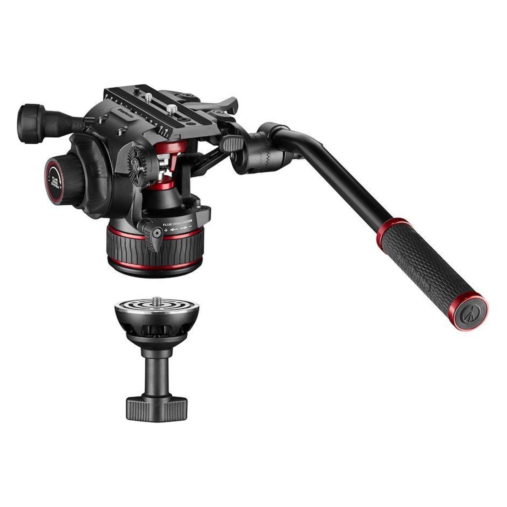 Manfrotto Nitrotech 608 & CF Twin MS (Kunststoff) (MANMVK608TWINMC)