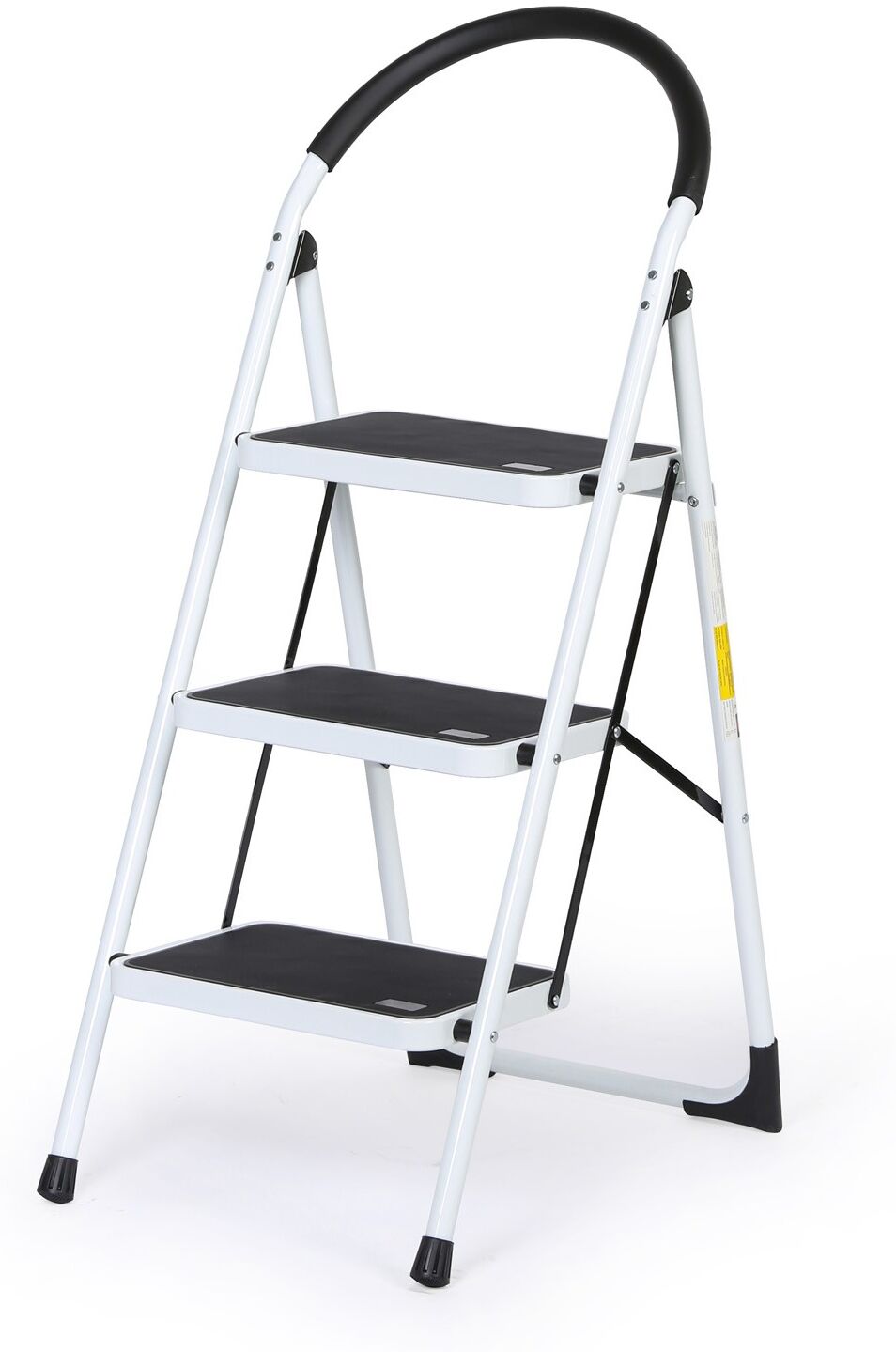 B2B Partner Klappbare Stahltreppe, 700 mm, 3 Stufen