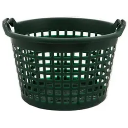 Gartenkorb 15 kg, grün, rund