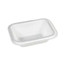 Thermo (ISO) Siegelschale aus Polystyrol-Schaum (XPS), laminiert, weiß, 1-teilig, 1-0778, 1.120 Stück