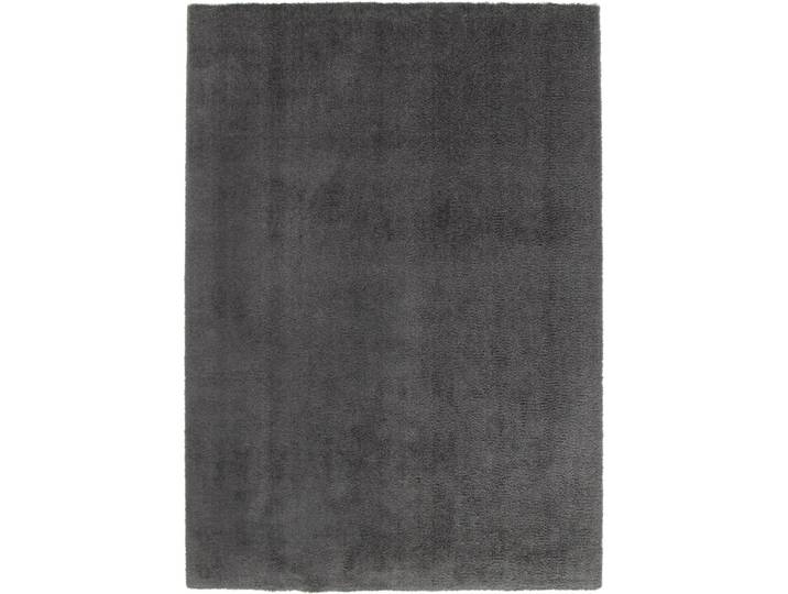 Teppich Reno anthrazit Einfarbig Recyceltes PET 160 x 230 cm