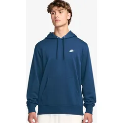 Nike Club Herren French Terry-Hoodie - Court Blue/Weiß - XXL
