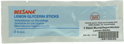 Careliv Produkte OHG MUNDPFLEGESTÄBCHEN Lemon Sticks 3 St 02819945
