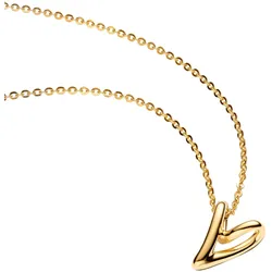 Pandora 364360C00-45 Damen-Halskette Herz Goldfarben