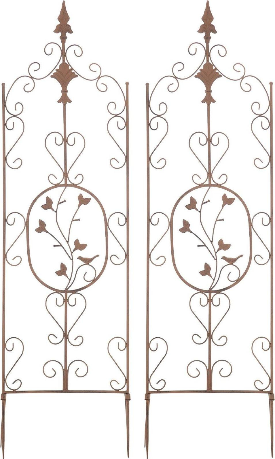 BellaFurn Set van 2 handgemaakte klimtorens in vintage stijl met ijzeren constructie