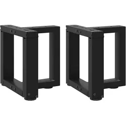 Helloshop26 - Set aus 2 T-förmigen Couchtischbeinen zur individuellen Gestaltung von Möbeln 30 x 25 x 31 cm funktional moderner 02_0057270