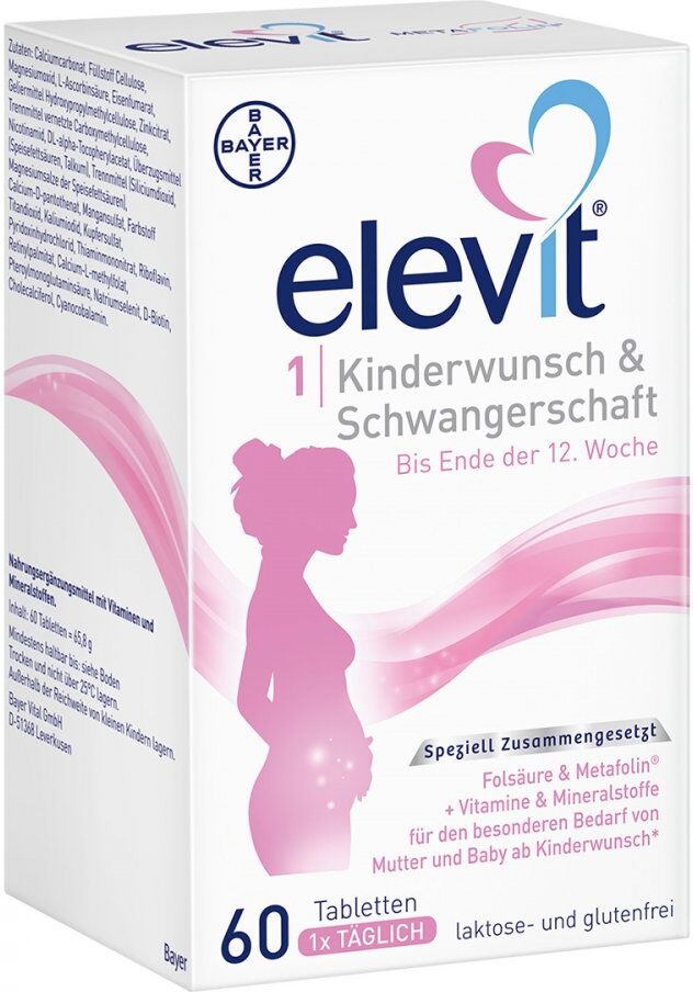 Elevit 1 Kinderwunsch & Schwangerschaft Tabletten