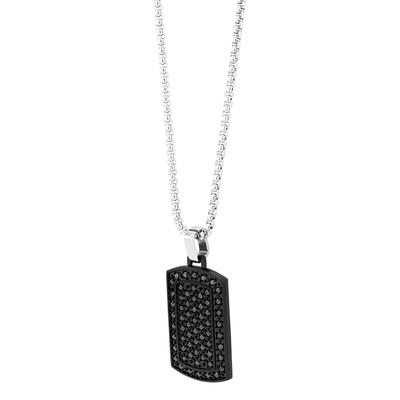 Kette ohne Anhänger ADELIA´S "Halskette mit Anhänger – aus Edelstahl", schwarz, Halsketten, Damen, 60cm, Edelstahl, Ideal als Geschenk zum einen besonderen Tag
