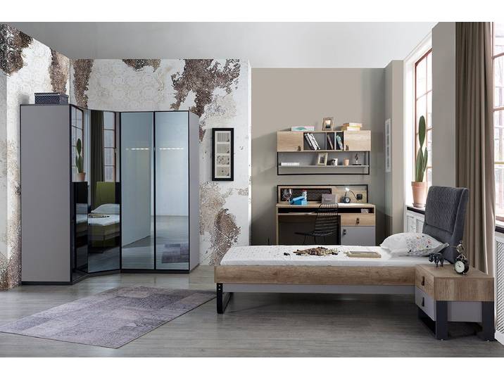 Kapa Möbel Schlafzimmer-Set Corner mit Eckschrank