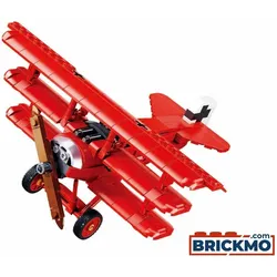 Sluban ModelBricks Düsenflugzeug Fokker DR-1S M38-B1292