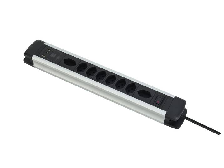 Alu Steckdosenleiste Usb-C
